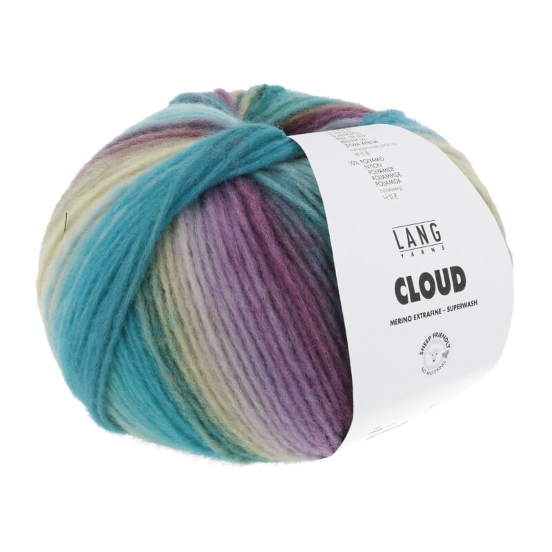 Cloud PETROL/TÜRKIS/LILA/HELLGRÜN 0019
