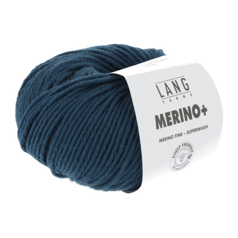 Merino Plus STAHLBLAU 0133