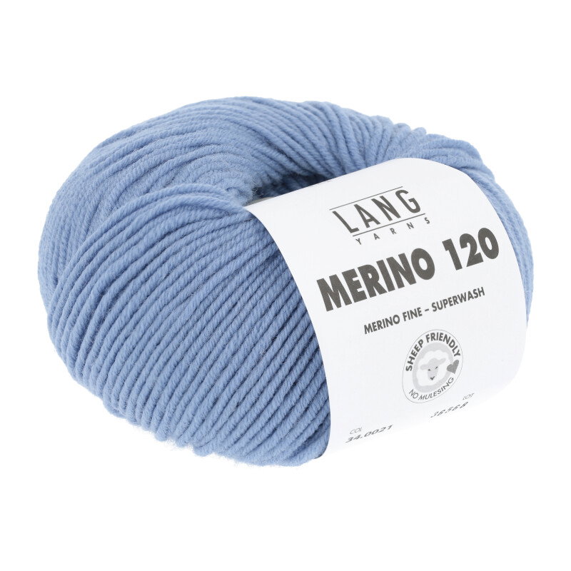 Merino 120 JEANSBLAU HELL 0021