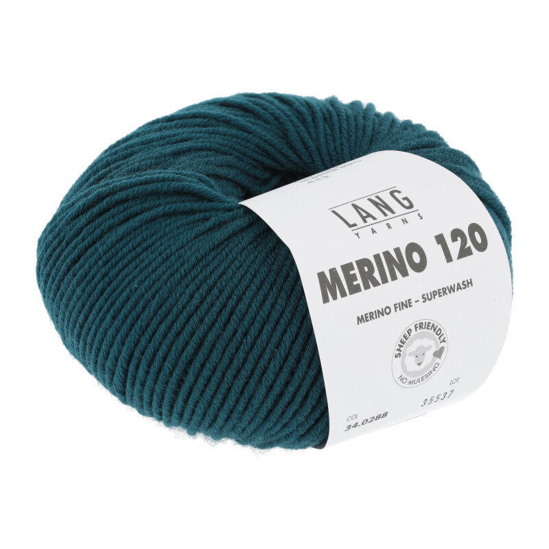 Merino 120 PETROL DUNKEL 0288