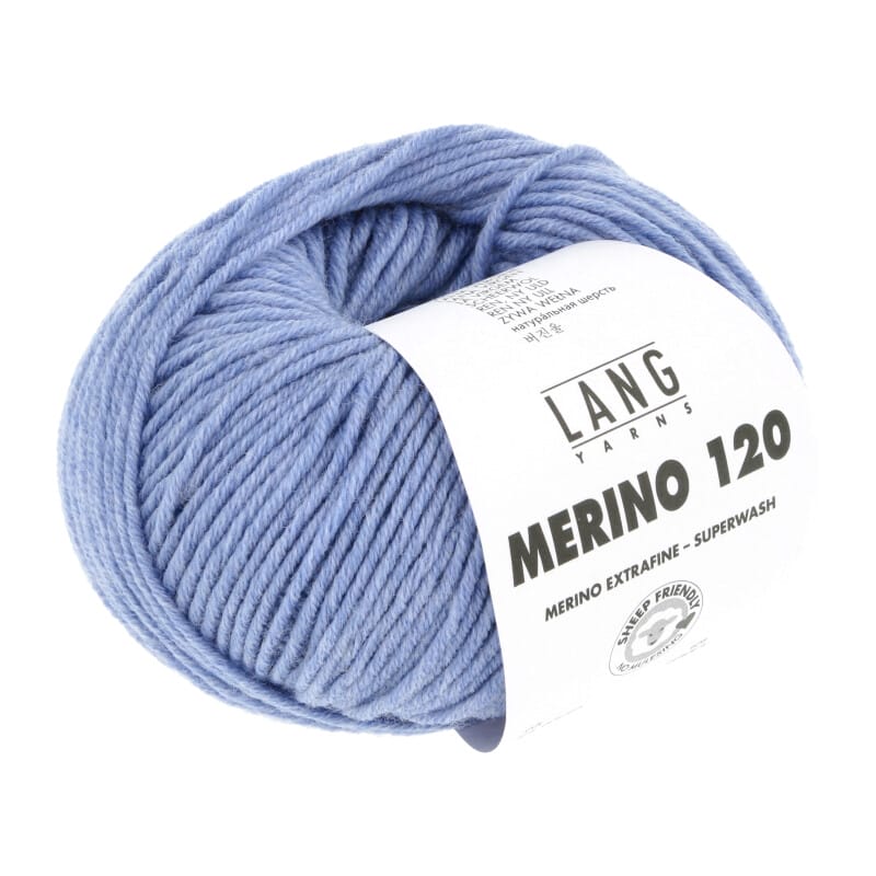 Merino 120 HELLBLAU MÉLANGE 0320