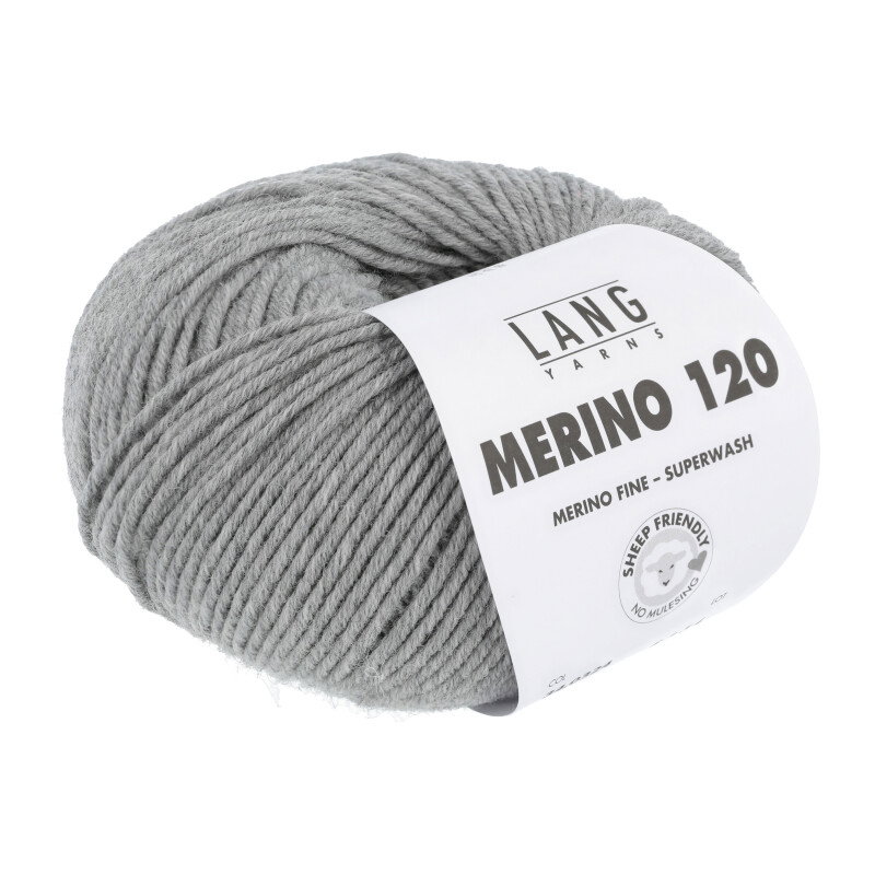 Merino 120 GRAU MELANGE 0324