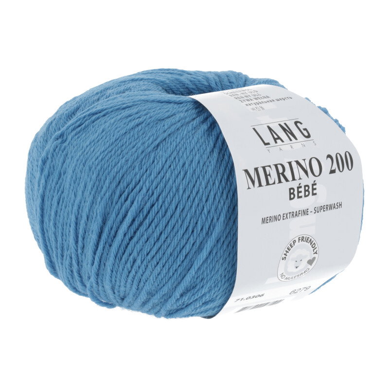 Merino 200 Bébé BLAU 0306