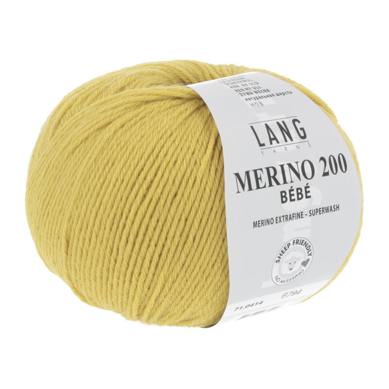 Merino 200 Bébé SONNENGELB 0414