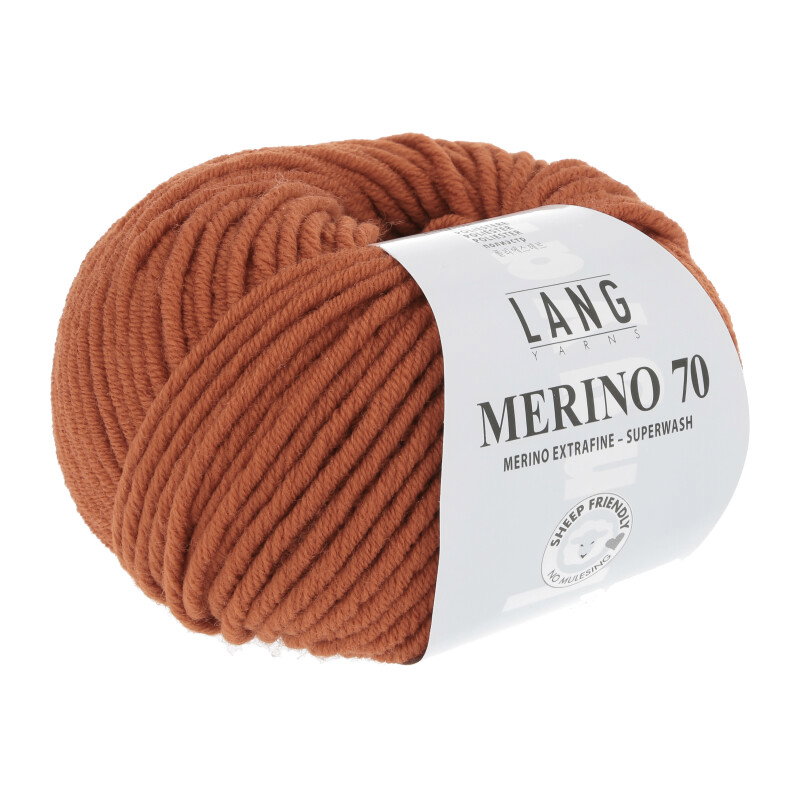 Merino 70 BRAUNORANGE 0175