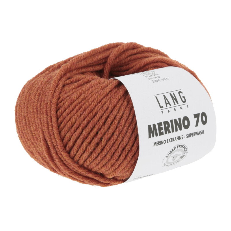 Merino 70 ORANGE MÉLANGE 0359