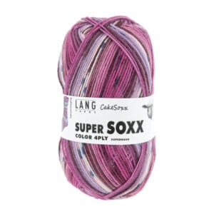 SUPER SOXX COLOR 4-FACH - 901 - FUCHSIA/LILA 1149 RED VELVET C 901.0546