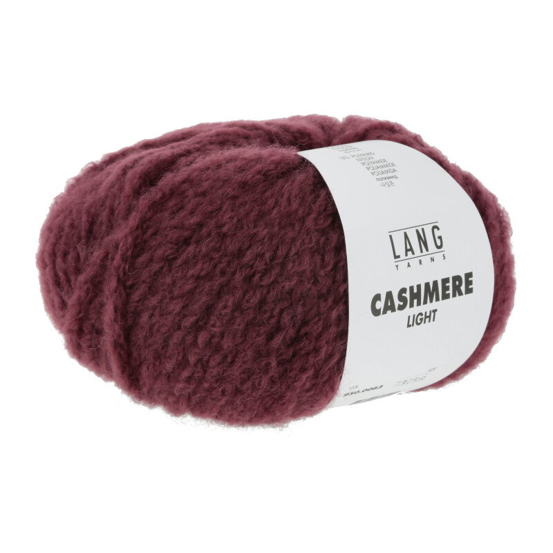 Cashmere Light DUNKELROT 0063