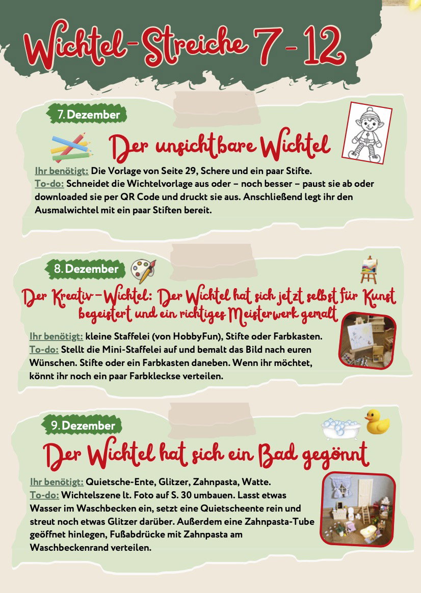 Booklet-Beispielseite: Szene