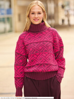 Pulli mit Jacquardmuster